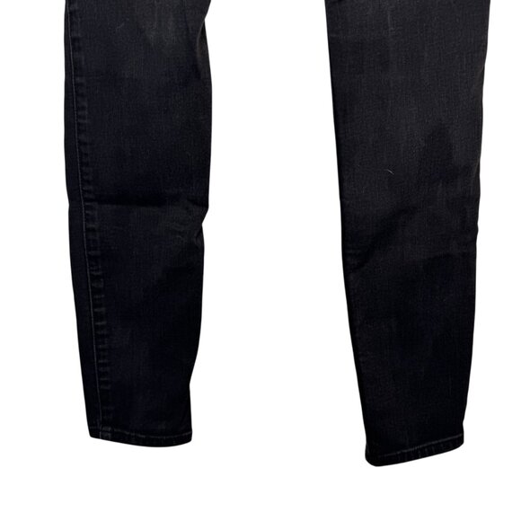 Hollister Black Distressed Skinny High Waisted Jeans Pants Goth Punk Emo Size 3R - Picture 6 of 6